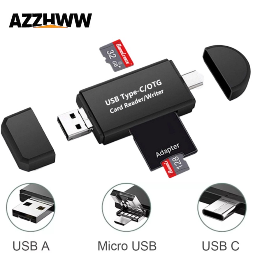 Microsd Card Tablet - OTG Memory Card Reader 5-in-1 USB