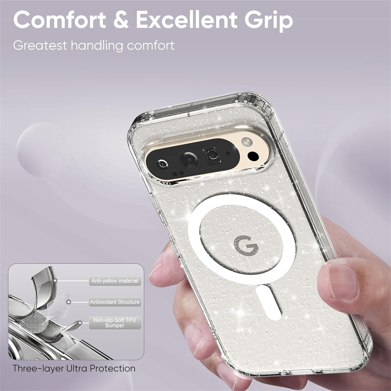 Magnetic Bling Glitter Clear S - Tablet Accessories For Girls 评论和价格