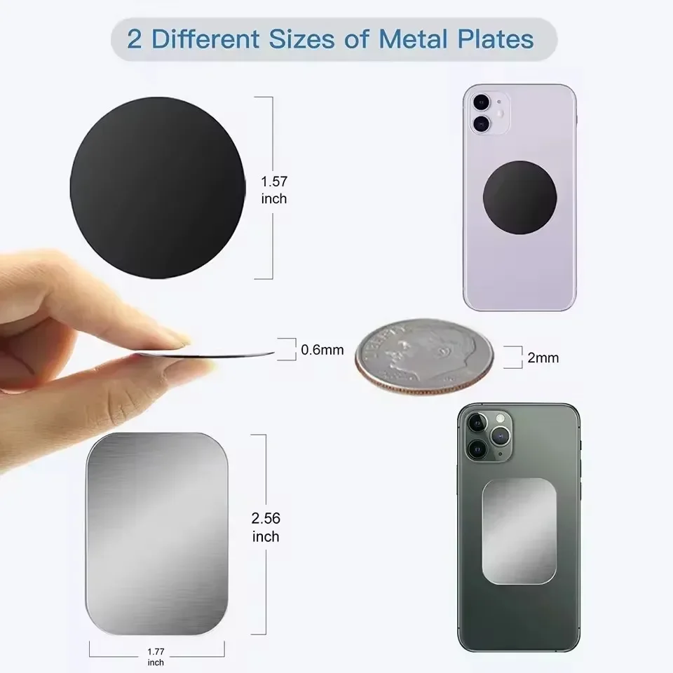 5/10pcs Magnetic Metal Plate D - Car Accessories Tablet Holder 评论和价格