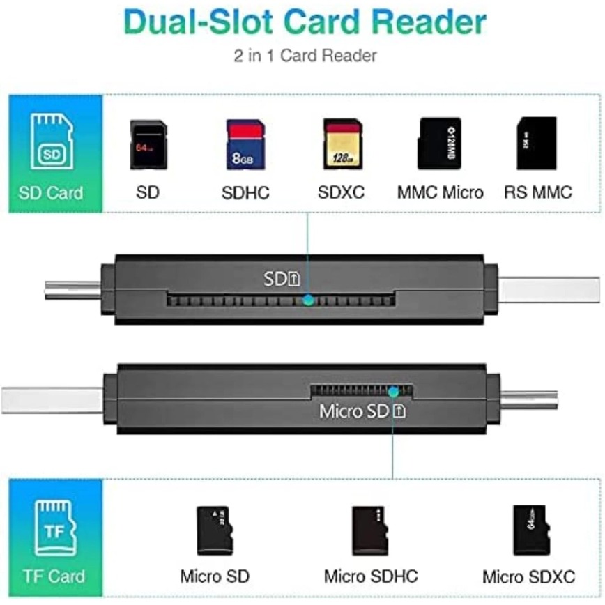 OTG Memory Card Reader 5-in-1  - Microsd Card Tablet 评论和价格