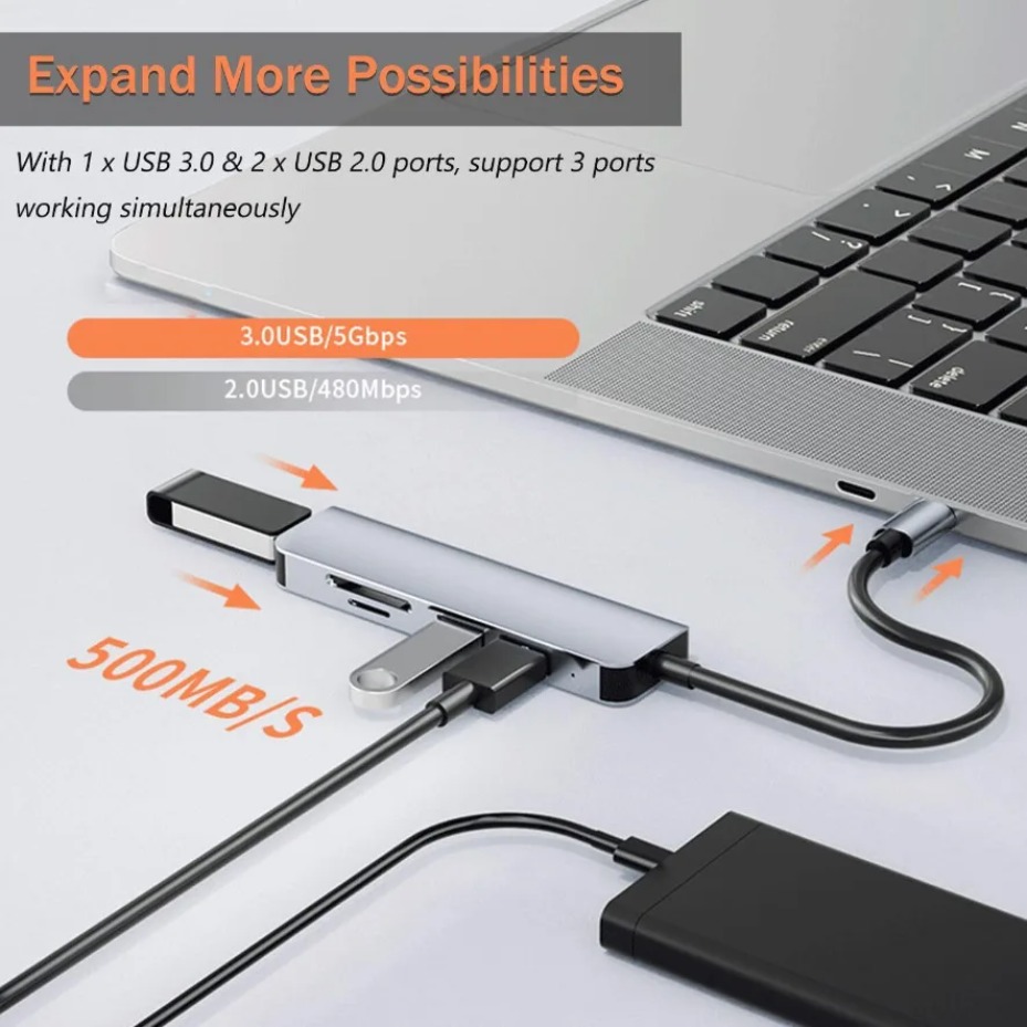 5/7/8 in 2 USB-C Hub with 3.0  - Microsd Card Tablet 评论和价格