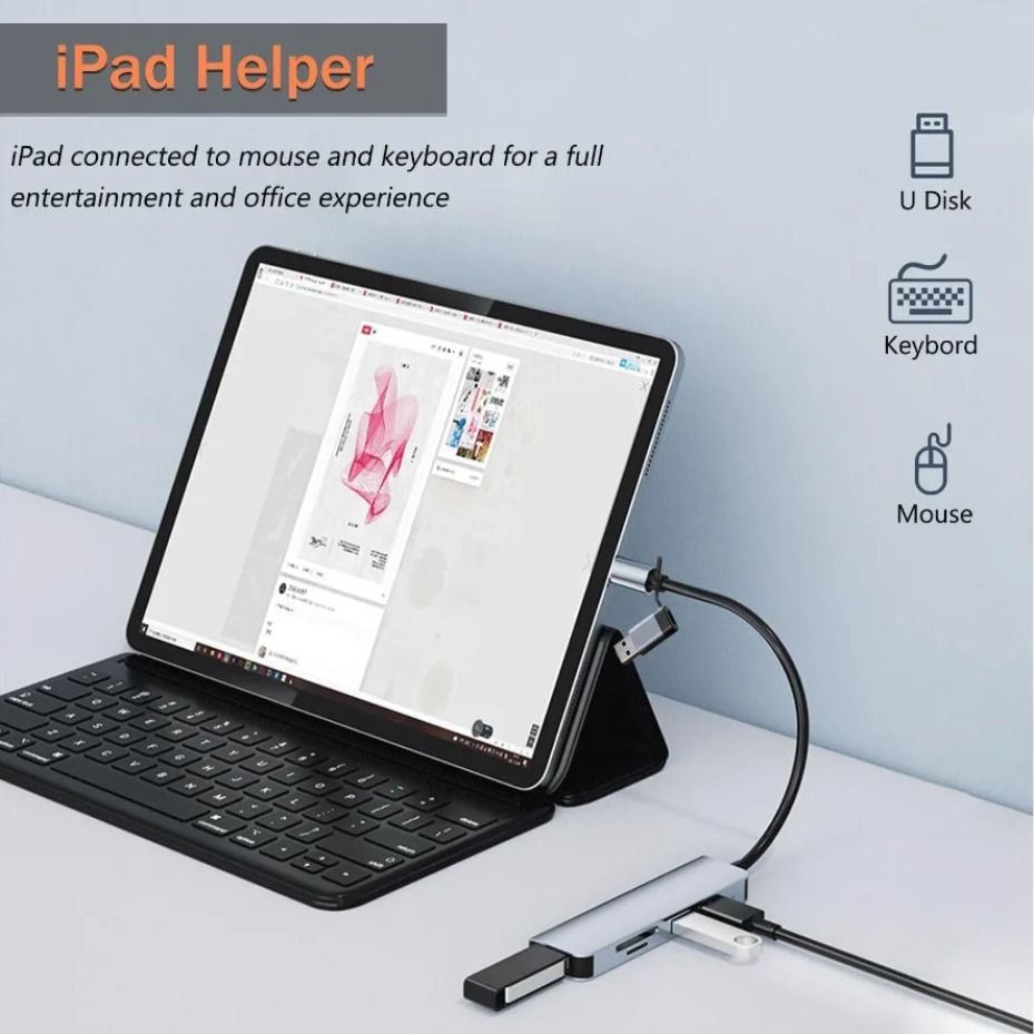5/7/8 in 2 USB-C Hub with 3.0  - Microsd Card Tablet 评论和价格