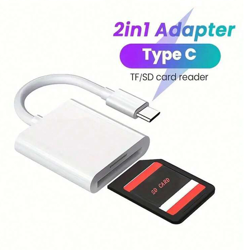 2 in 1 USB-C Card Reader, USB  - Microsd Card Tablet 评论和价格