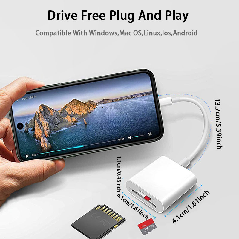 2 in 1 USB-C Card Reader, USB  - Microsd Card Tablet 评论和价格