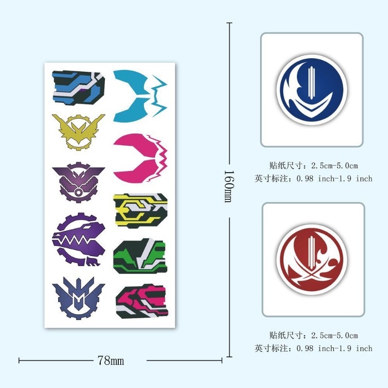 60 Sheets Kamen Rider Logo Sti - Laptop Tablet Accessories 评论和价格